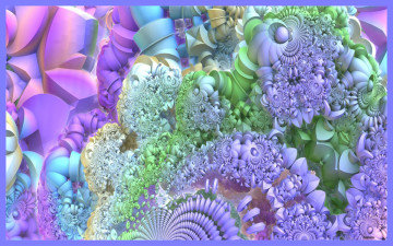 обоя 3д, графика, fractal, фракталы, абстракция