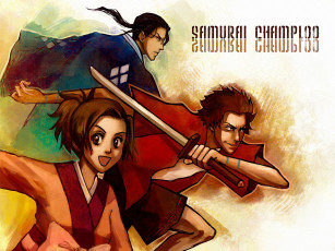 Картинка аниме samurai champloo jin mugen fuu
