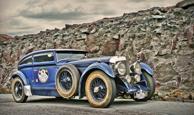 Обои картинки фото bentley speed 6, автомобили, классика, классический, автомобиль