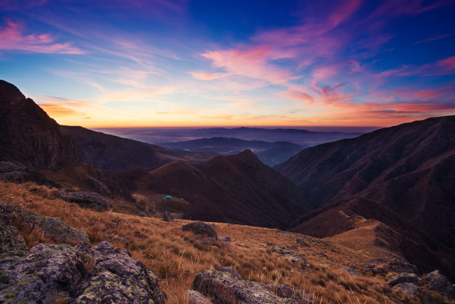 Обои картинки фото природа, восходы, закаты, горы, болгария, балканы