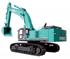 обоя техника, экскаваторы, kobelco