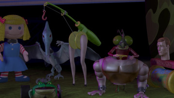 Картинка мультфильмы toy+story динозавр кукла игрушка жаба голова