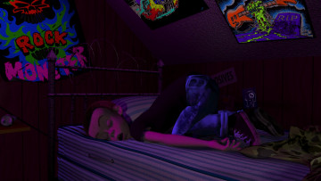 Картинка мультфильмы toy+story кровать плакат сон мальчик