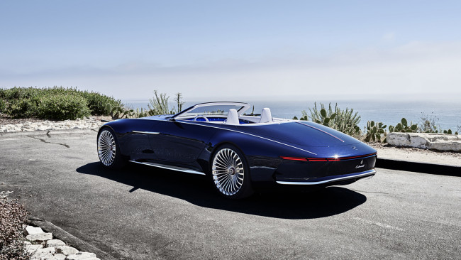 Обои картинки фото mercedes-maybach vision 6 cabriolet ev concept 2017, автомобили, mercedes-benz, mercedes-maybach, vision, 6, cabriolet, ev, concept, 2017