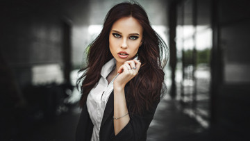 Картинка девушка девушки -unsort+ брюнетки темноволосые инна Язова модель