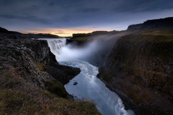 Картинка detifoss+waterfall iceland природа водопады detifoss waterfall