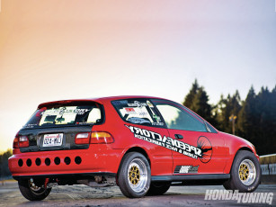 Картинка 1992 honda civic vx автомобили hotrod dragster