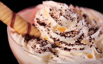 Картинка еда мороженое десерты шоколад печенье