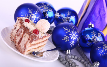 Картинка праздничные угощения шарики тортик