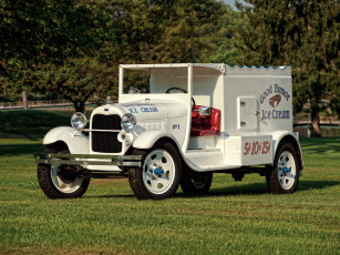 Картинка ford model aa ton ice cream truck автомобили классика