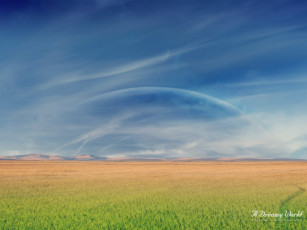 Картинка разное компьютерный дизайн облака планета поле