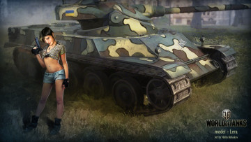 Картинка видео+игры мир+танков+ world+of+tanks танк девушка