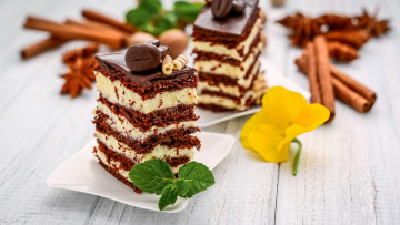 Картинка еда пирожные +кексы +печенье пирожное корица шоколад
