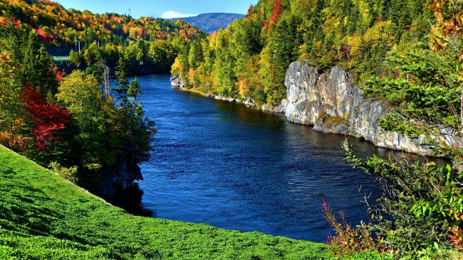 Обои картинки фото humber river, newfoundland and labrador, природа, реки, озера, humber, river, newfoundland, and, labrador