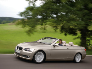 Картинка bmw 335i convertible 2007 автомобили