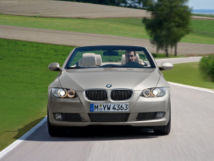 Картинка bmw 335i convertible 2007 автомобили