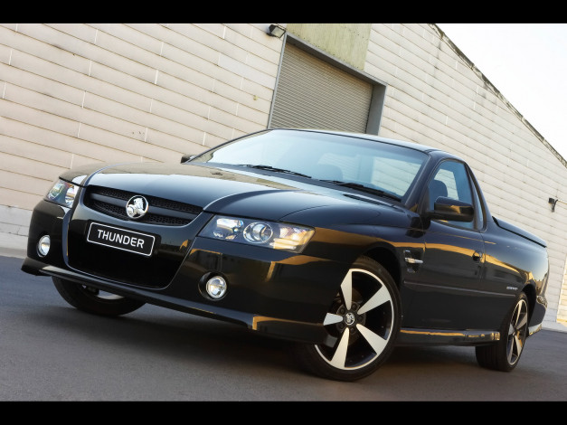 Обои картинки фото 2007, holden, ss, thunder, ii, ute, автомобили