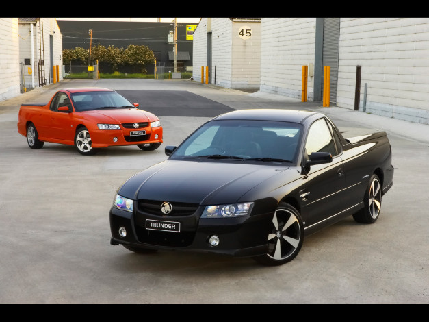 Обои картинки фото 2007, holden, ss, thunder, ii, ute, автомобили