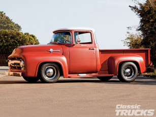 Картинка 1956 ford f100 автомобили custom pick up