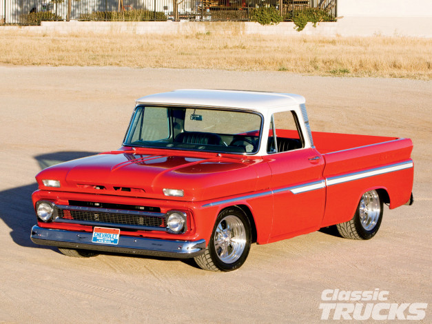 Обои картинки фото 1964, chevy, 10, автомобили, custom, pick, up