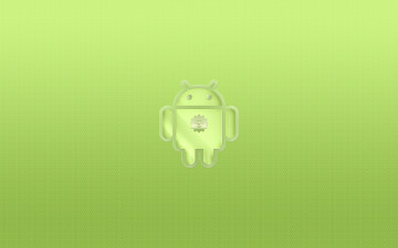 Картинка компьютеры android фон зелёный