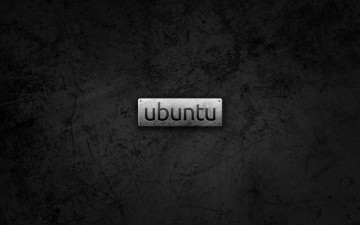 обоя компьютеры, ubuntu, linux, тёмный, фон