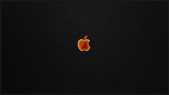 Обои картинки фото компьютеры, apple, сетка, тёмный, фон, логотип, яблоко