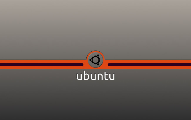 Обои картинки фото компьютеры, ubuntu, linux, полоса, фон, красная, серый