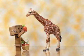 Картинка разное данбо danboard коробочка жираф