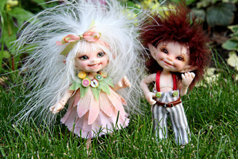 Картинка разное игрушки куклы эльфы
