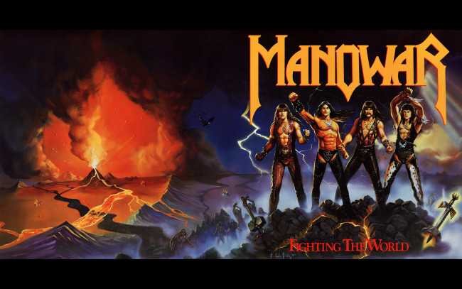 Обои картинки фото manowar, музыка, постер