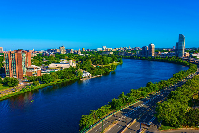 Обои картинки фото города, пейзажи, кембридж, река