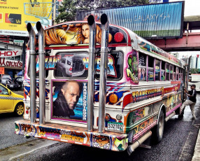 Картинка разное транспортные средства магистрали город улица дорога автобус тюнинг