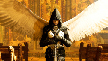 Картинка фэнтези ангелы меч ангел