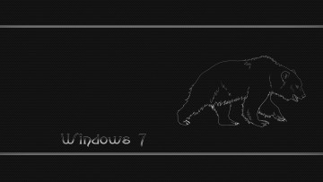 Картинка компьютеры windows vienna медведь фон логотип