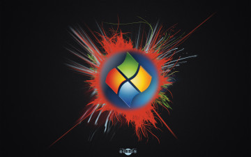 Картинка компьютеры windows xp фон логотип