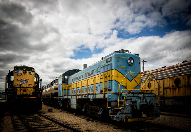 Обои картинки фото техника, локомотивы, рельсы, железная, дорога
