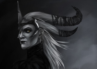 Картинка видео+игры dragon+age flemeth маг dragon age bioware ведьма