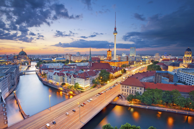Обои картинки фото berlin, города, берлин , германия, башня