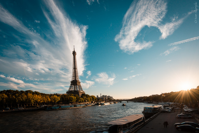 Обои картинки фото paris, города, париж , франция, панорама, вышка