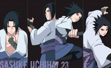 Картинка аниме naruto красные глаза sharingan ninja uchiha sasuke черный фон коллаж