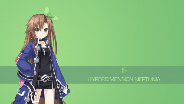 Картинка аниме hyperdimension+neptunia фон взгляд девушка