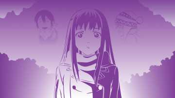 Картинка аниме noragami фон взгляд девушка