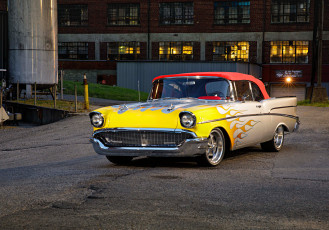 Картинка 1957-chevrolet-convertible автомобили chevrolet