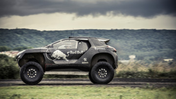 обоя peugeot 2008 dkr 2015, автомобили, peugeot, 2015, dkr, 2008