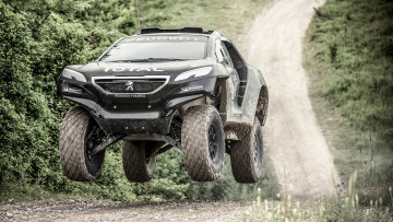 обоя peugeot 2008 dkr 2015, автомобили, peugeot, 2008, dkr, 2015