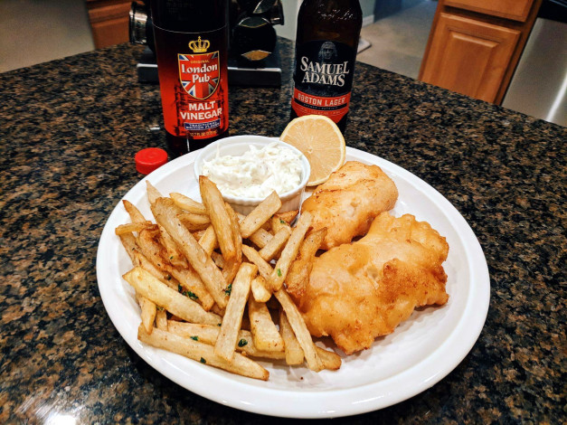 Обои картинки фото еда, вторые блюда, fish, n, chips