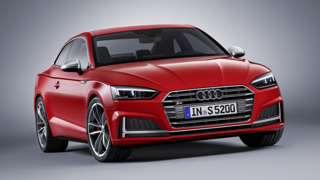 Обои картинки фото audi s5 coupe 2018, автомобили, audi, 2018, coupe, s5