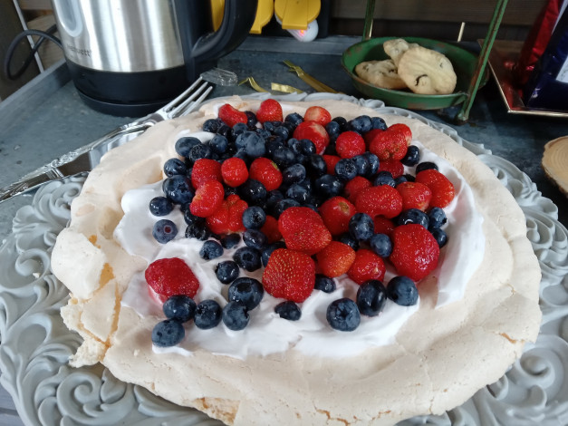 Обои картинки фото еда, торты, pavlova, cake