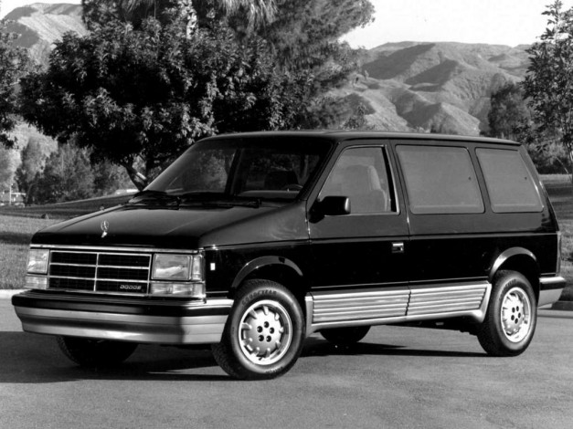 Обои картинки фото dodge, caravan, 1988, автомобили